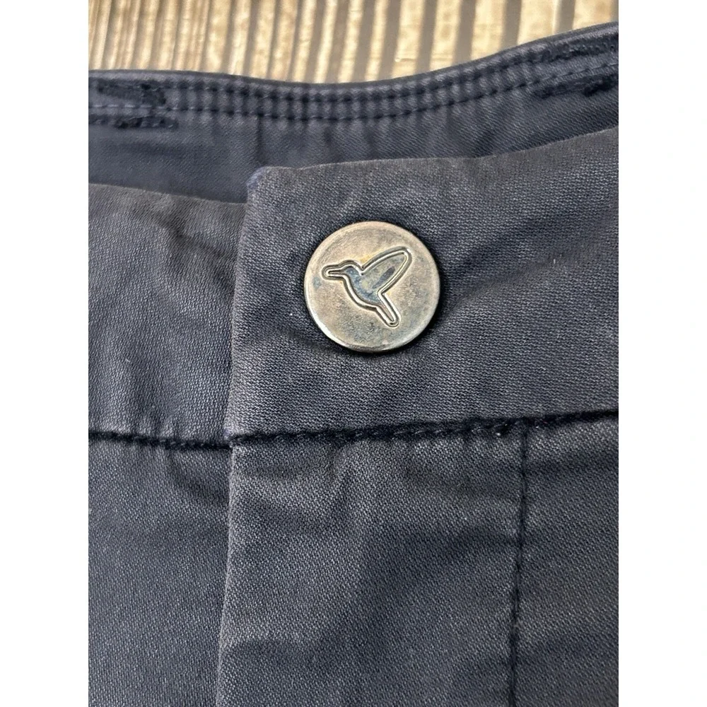 Birddogs Pants Gray Stretch Khakis Boom For Your Boomstick Activewear Sz 30x28